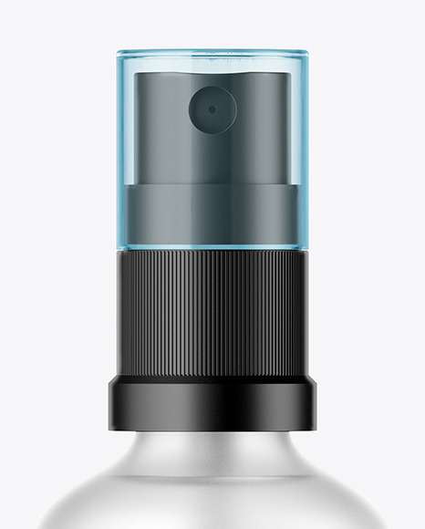 Frosted Glass Spray Bottle Mockup