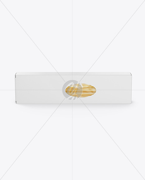 Paper Box with Spaghetti Mockup