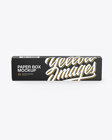 Paper Box with Spaghetti Mockup