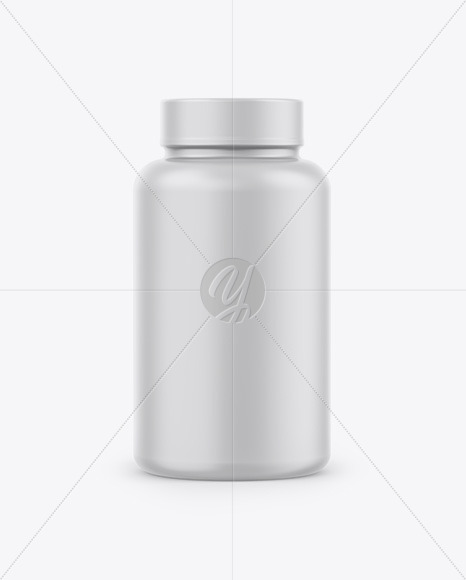 Matte Bottle In Shrink Sleeve Mockup