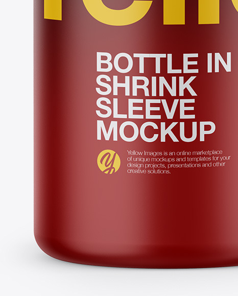 illustrator bottle shrink sleeve template download with clear and frosted