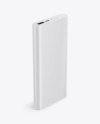 Glossy Power Bank Mockup - Halfside View Glossy Power Bank Mockup - Halfside View