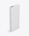 Matte Power Bank Mockup - Halfside View