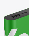 Matte Power Bank Mockup - Halfside View