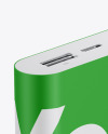 Matte Power Bank Mockup - Halfside View