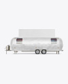 Food Trailer w/ Signboard Mockup - Side View