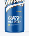 Matte Dropper Bottle Mockup