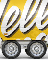 Food Trailer Mockup - Side View