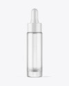 Frosted Glass Dropper Bottle Mockup