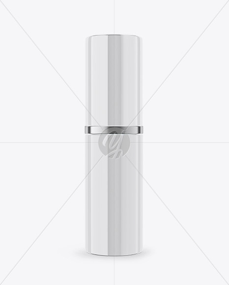 Glossy Plastic Cosmetic Bottle Mockup