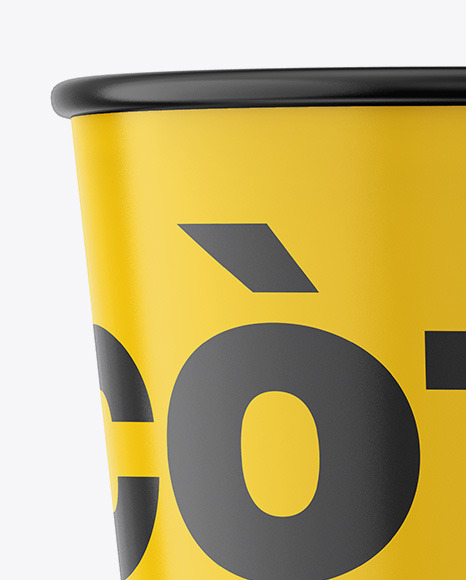 Glossy Coffee Cup Mockup