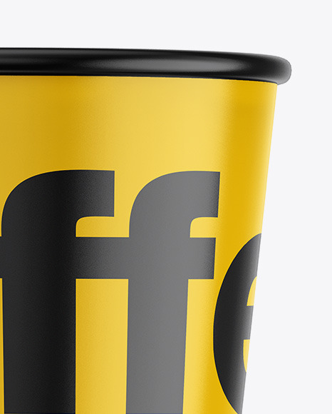 Glossy Coffee Cup Mockup