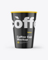 Glossy Coffee Cup Mockup