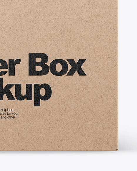 Kraft Box Mockup Kraft Box Mockup