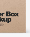 Kraft Box Mockup Kraft Box Mockup
