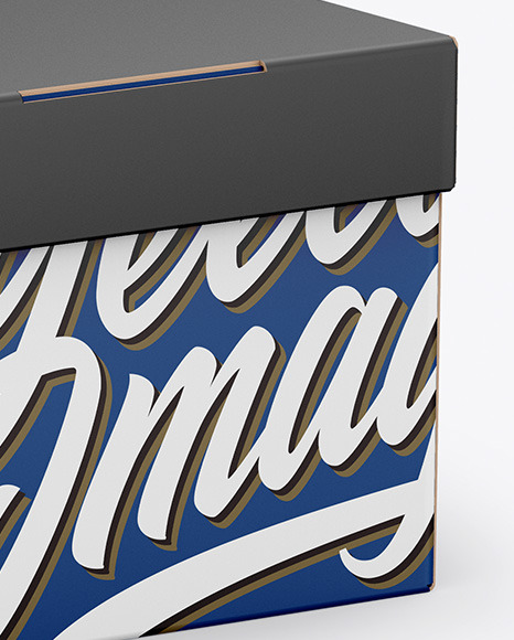 Paper Box Mockup