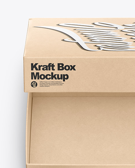 Kraft Box Mockup