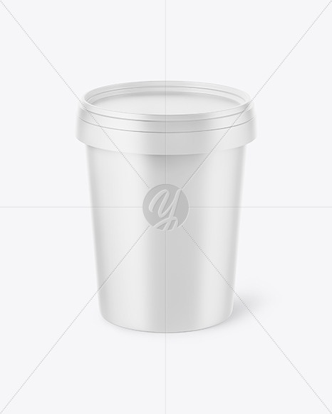 Matte Ice Cream Cup Mockup