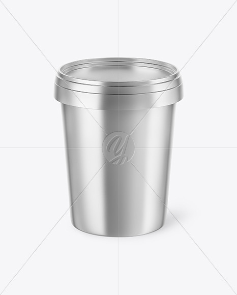 Metallized Ice Cream Cup Mockup