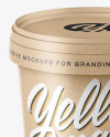 Kraft Ice Cream Cup Mockup