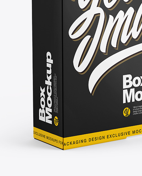 Glossy Box Mockup