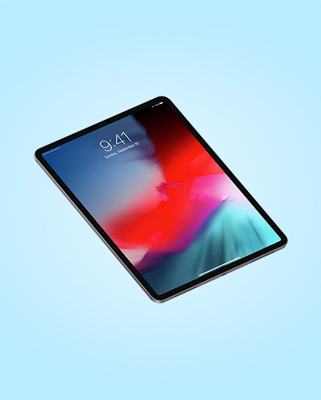 Space Gray IPad Pro Mockup