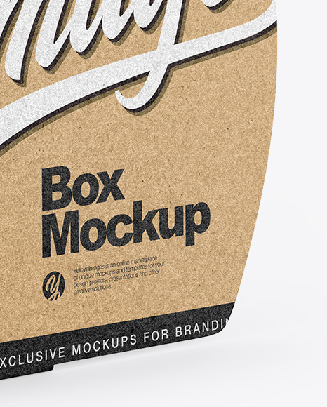 Kraft Box Mockup