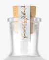 Dry Gin Bottle with Cork Mockup