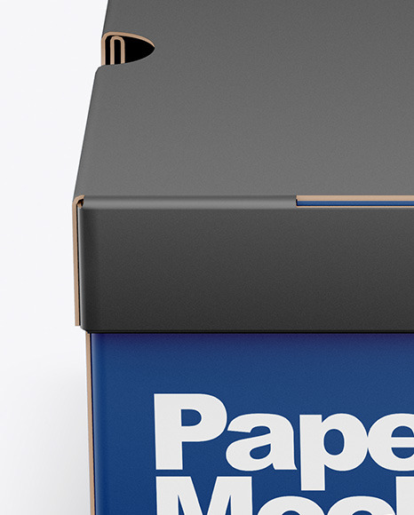 Paper Box Mockup