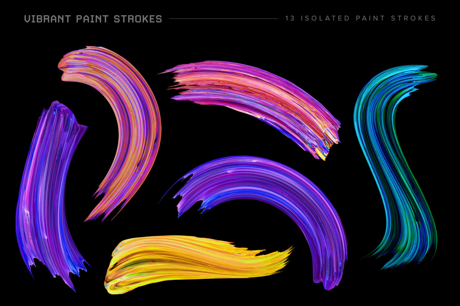 Vibrant Paint Strokes