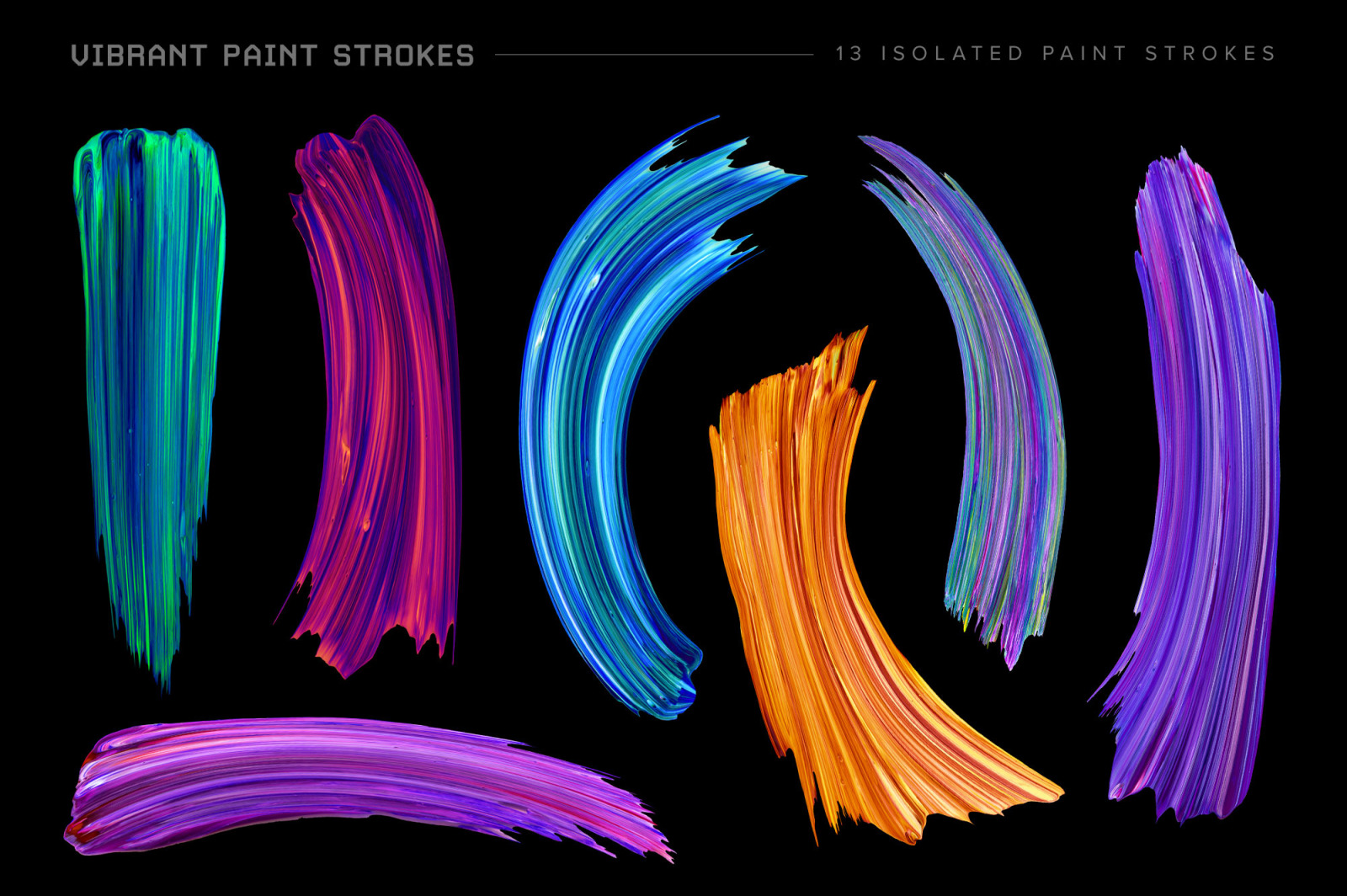 Vibrant Paint Strokes Vibrant Paint Strokes