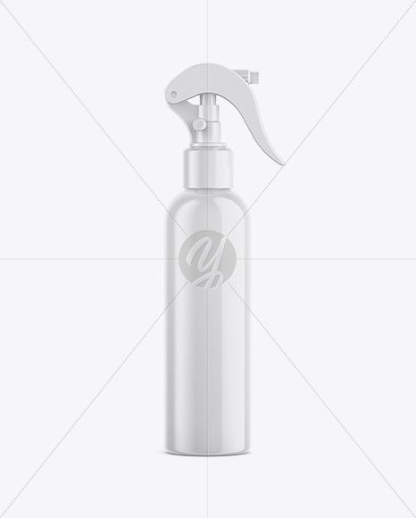 Glossy Sprayer Bottle Mockup