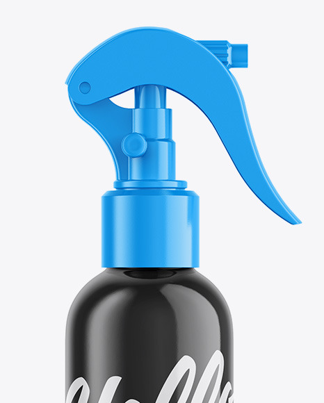 Glossy Sprayer Bottle Mockup