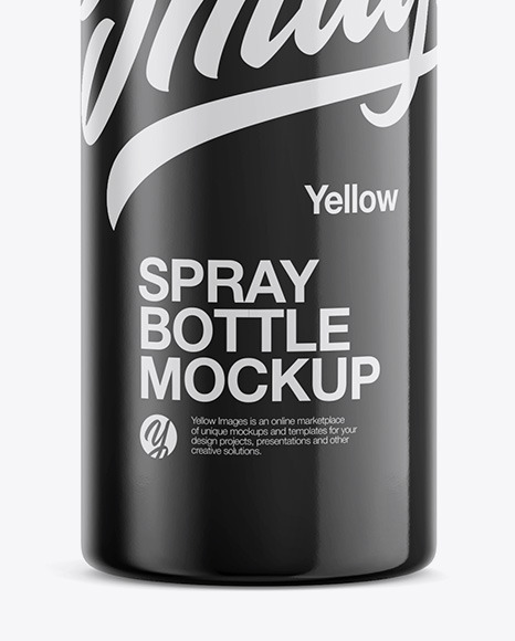 Glossy Sprayer Bottle Mockup