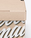 Kraft Box Mockup Kraft Box Mockup