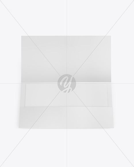 Opened Paper Envelope Mockup