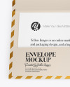 Opened Paper Envelope Mockup