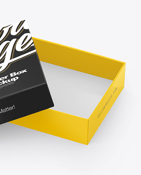 Glossy Box Mockup