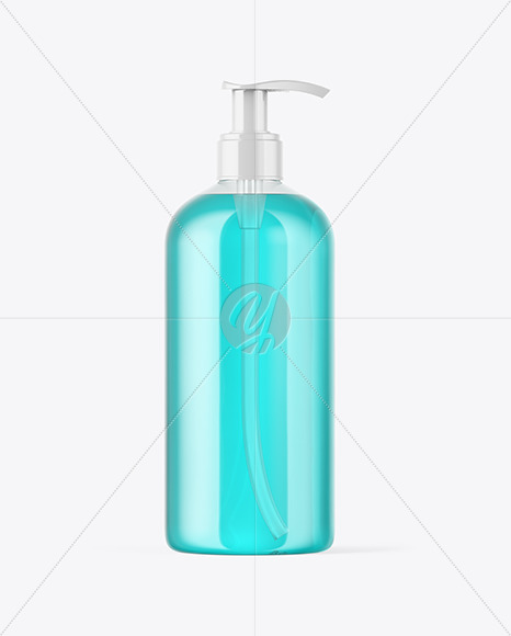 Color Liquid Bottle Mockup