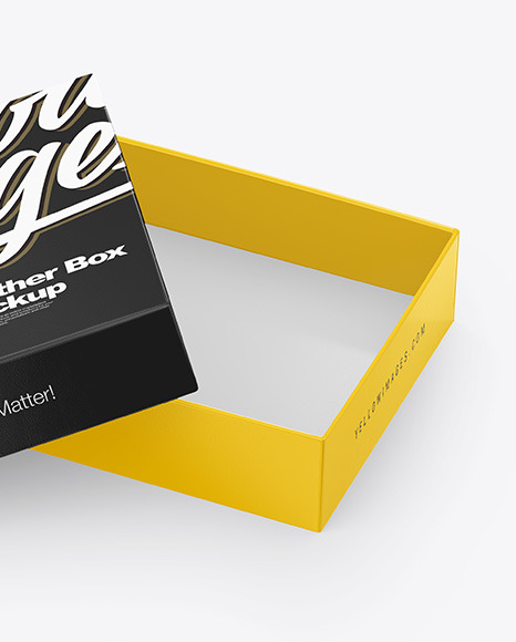 Leather Box Mockup