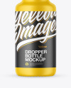 Matte Dropper Bottle Mockup