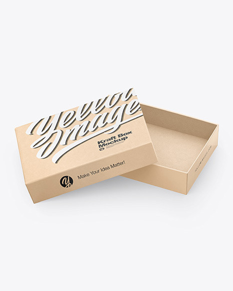 Kraft Box Mockup