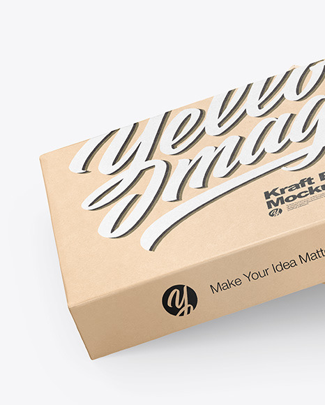 Kraft Box Mockup