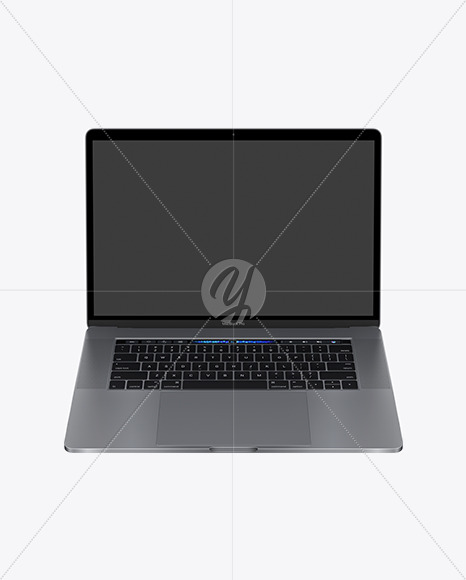 Space Gray MacBook Pro Mockup