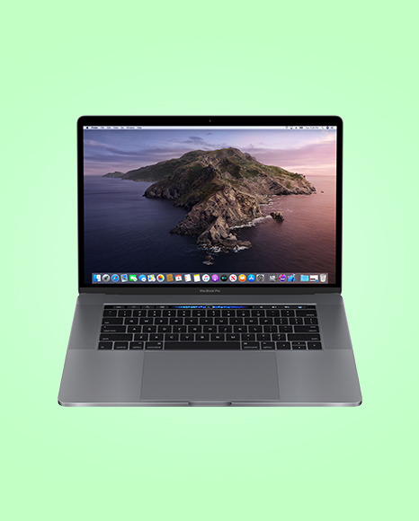 Space Gray MacBook Pro Mockup