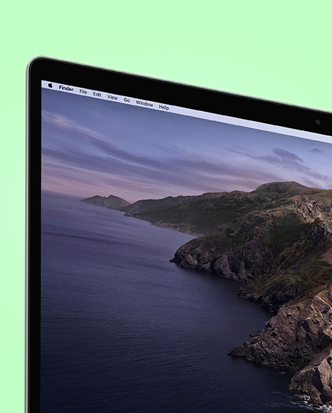 Space Gray MacBook Pro Mockup