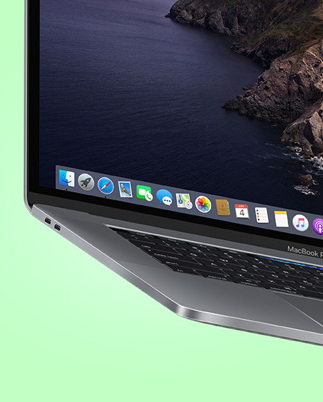 Space Gray MacBook Pro Mockup