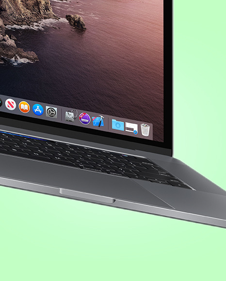 Space Gray MacBook Pro Mockup