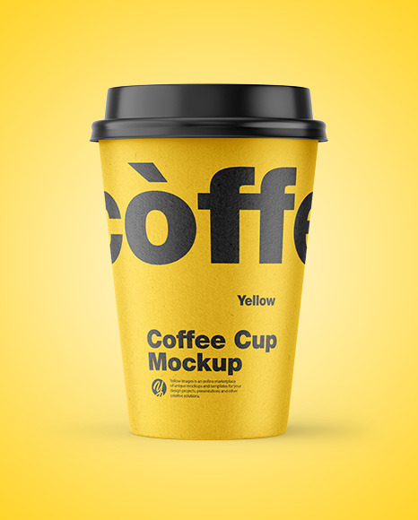 Kraft Coffee Cup Mockup