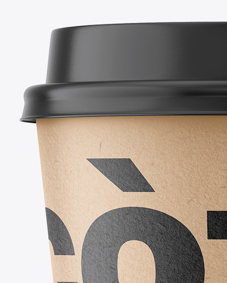 Kraft Coffee Cup Mockup